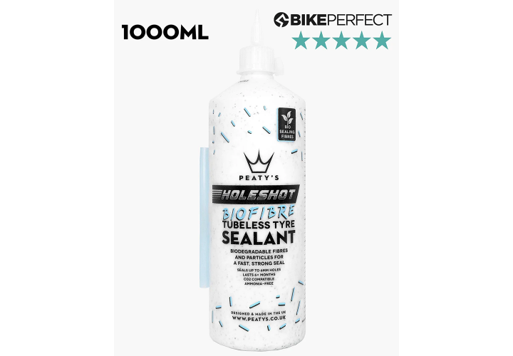 Герметик бескамерный Peaty's Holeshot BioFibre Tubeless Tyre Sealant, 1L