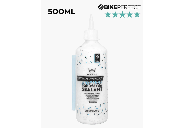 Герметик безкамерний Peaty's Holeshot BioFibre Tubeless Tyre Sealant 500ml