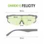 Очки ONRIDE Felicity с линзой Photochromic (84-25%) кат.0-2 коричневый с техн. Anti fog