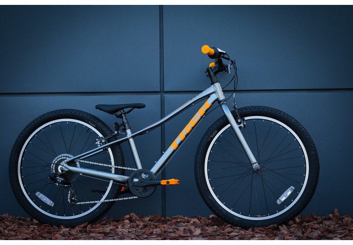 Подростковый велосипед Trek 2024 Precaliber 24 8-speed серый